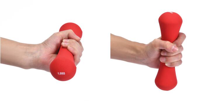 Halteres de forma óssea para mulheres