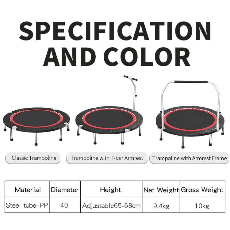 Trampolim redondo de 40 polegadas Trampolim redondo de 40 polegadas