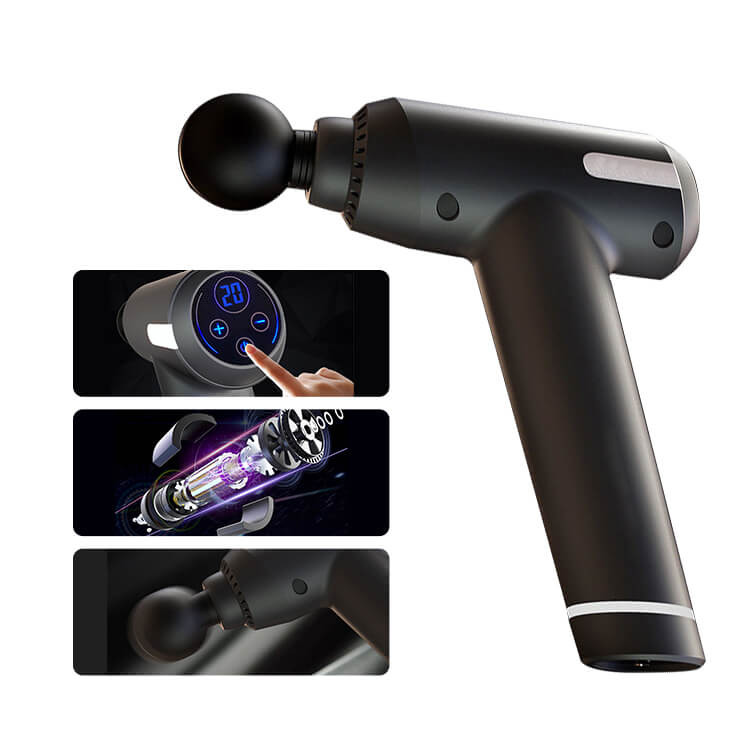 Pistola de massagem digital multifuncional