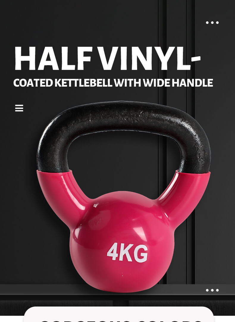 Kettlebell revestido de borracha