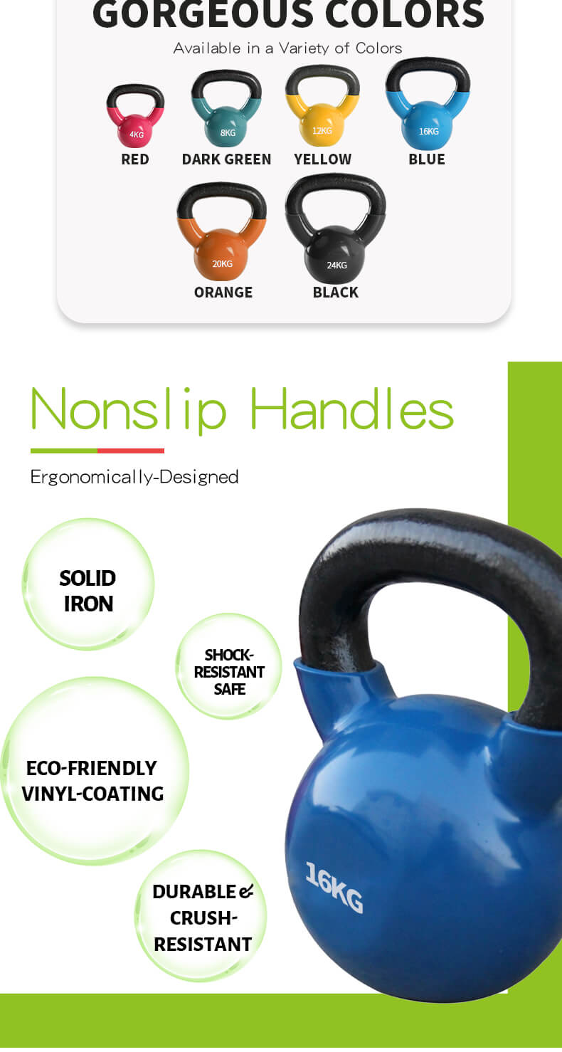 Kettlebell revestido de borracha