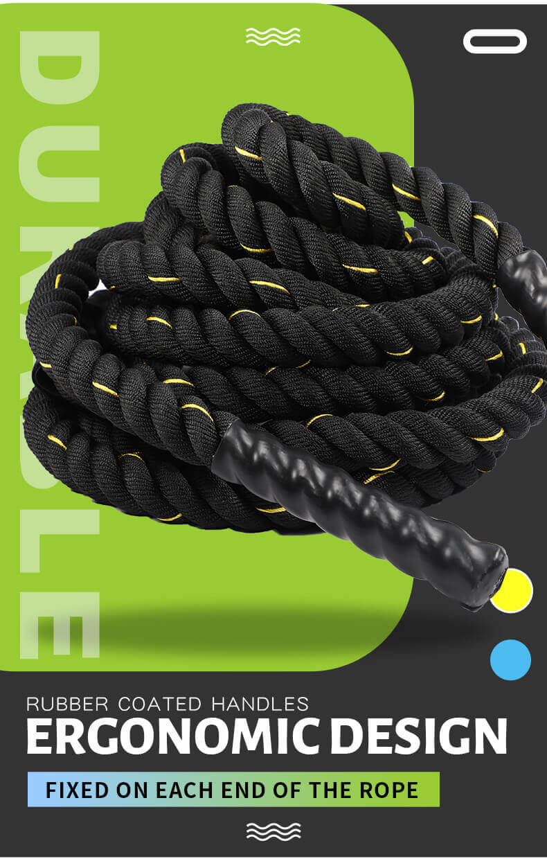Cordão de batalha de construção corporal de alta qualidade com capa de nylon