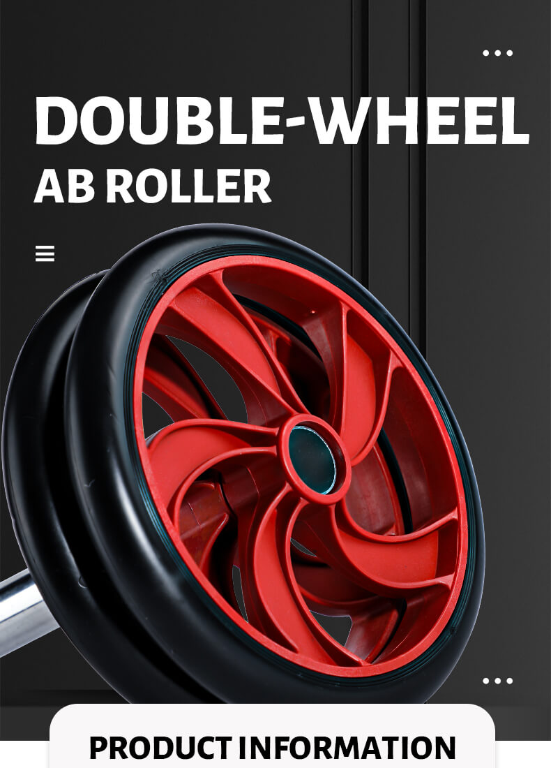 Rolo de exercício abdominal AB Wheel