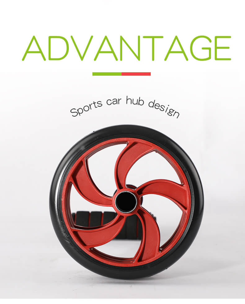 Rolo de exercício abdominal AB Wheel