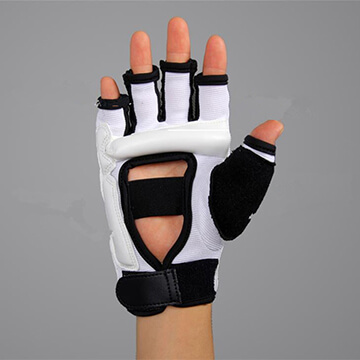 Meio dedos luvas de boxe / luvas Taekwondo