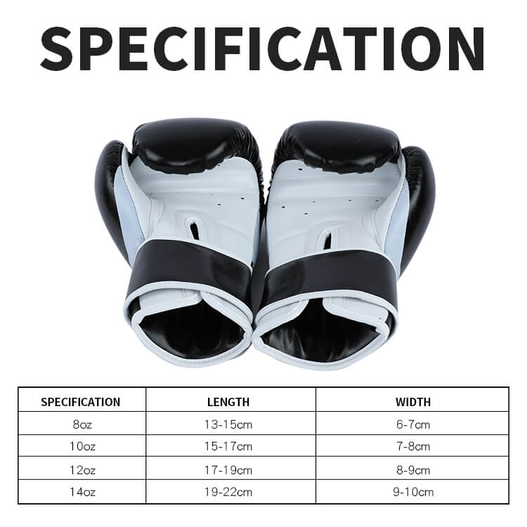 Luvas de boxe de couro PU