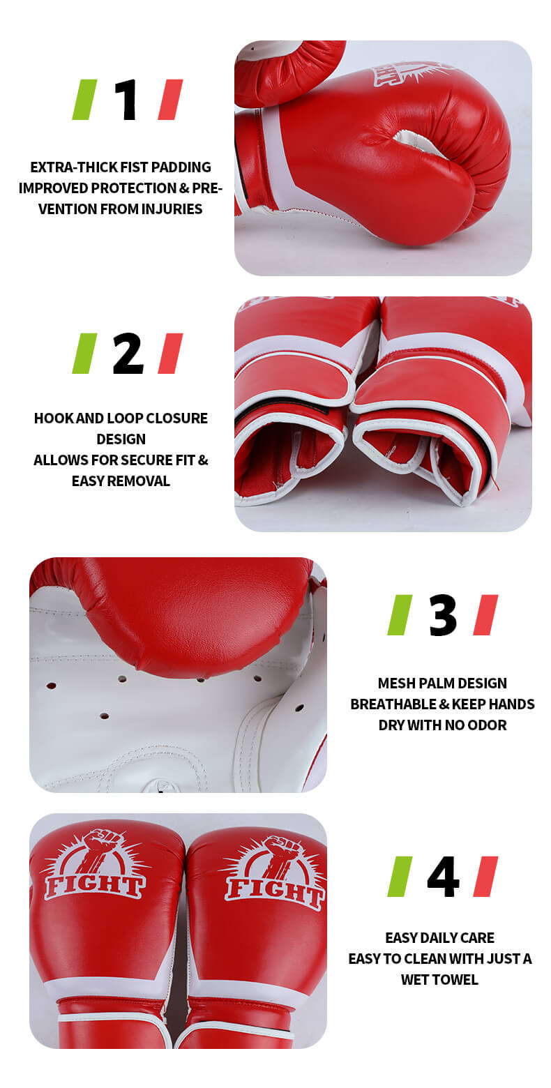 Luvas de boxe PU