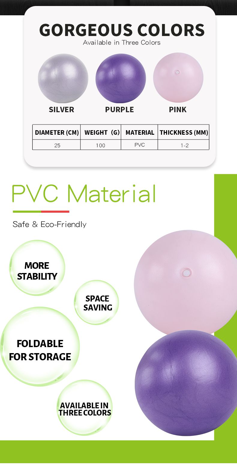 Bola de exercícios Fordable Pilates