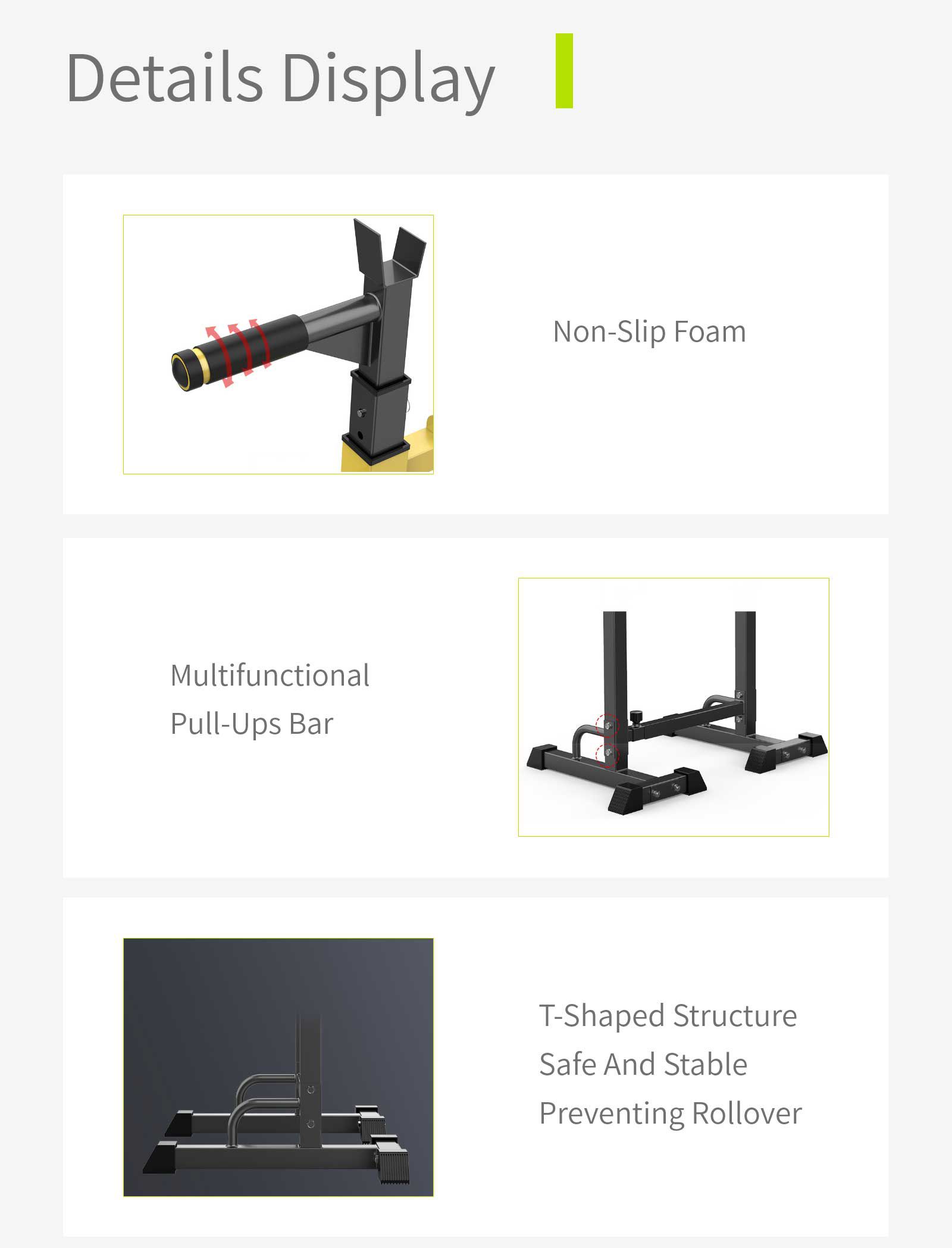 Rack de agachamento multifuncional