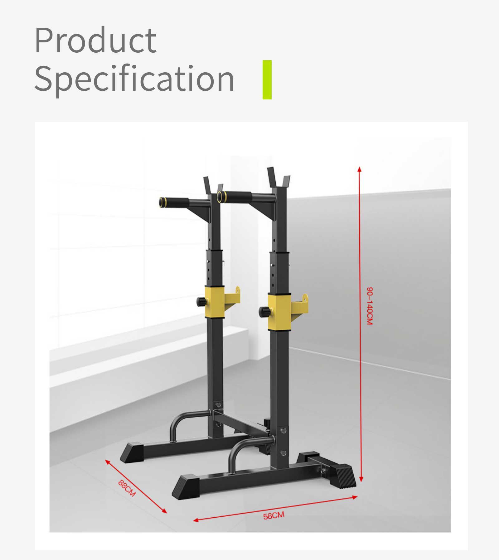 Rack de agachamento multifuncional