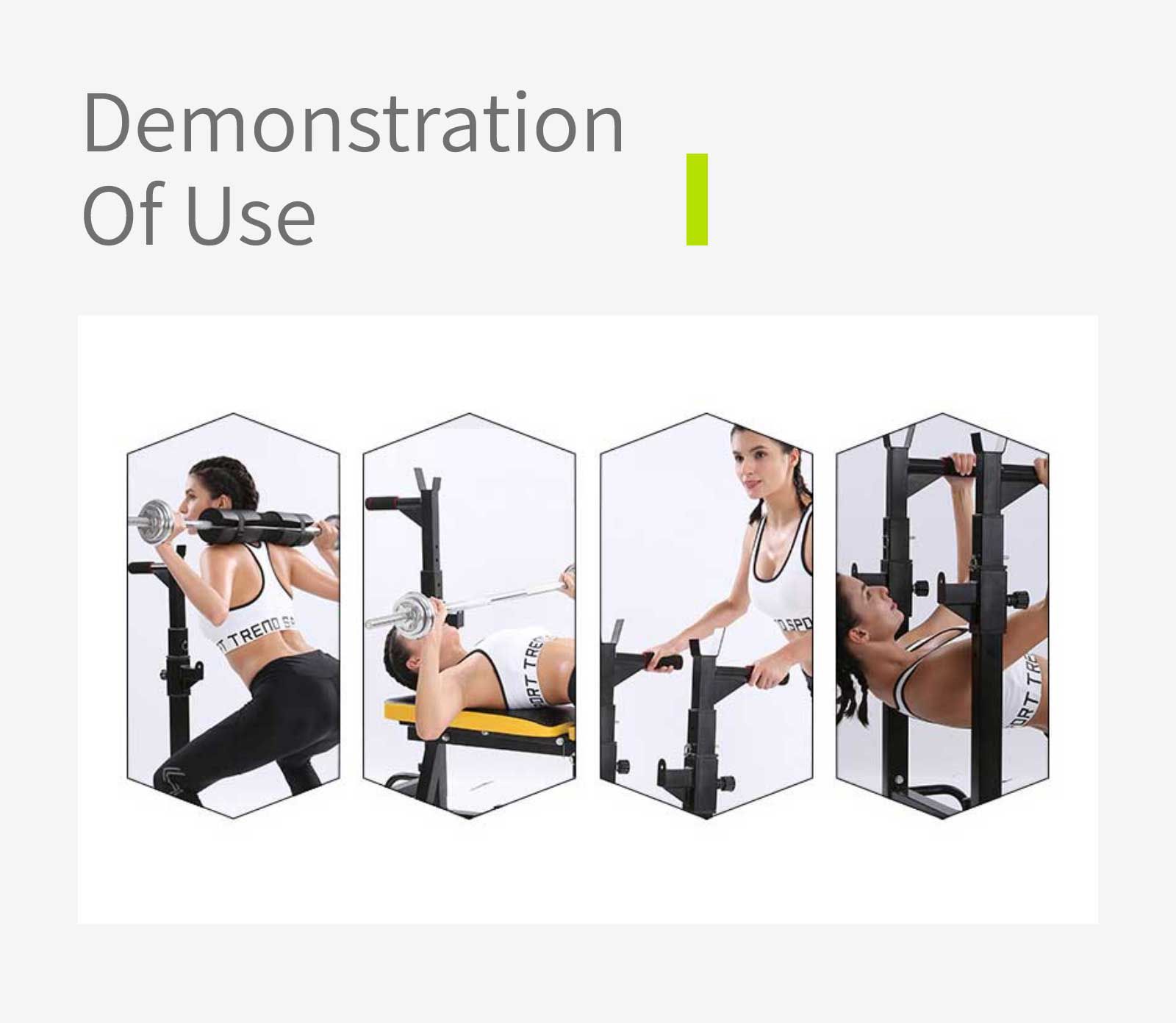 Rack de agachamento multifuncional