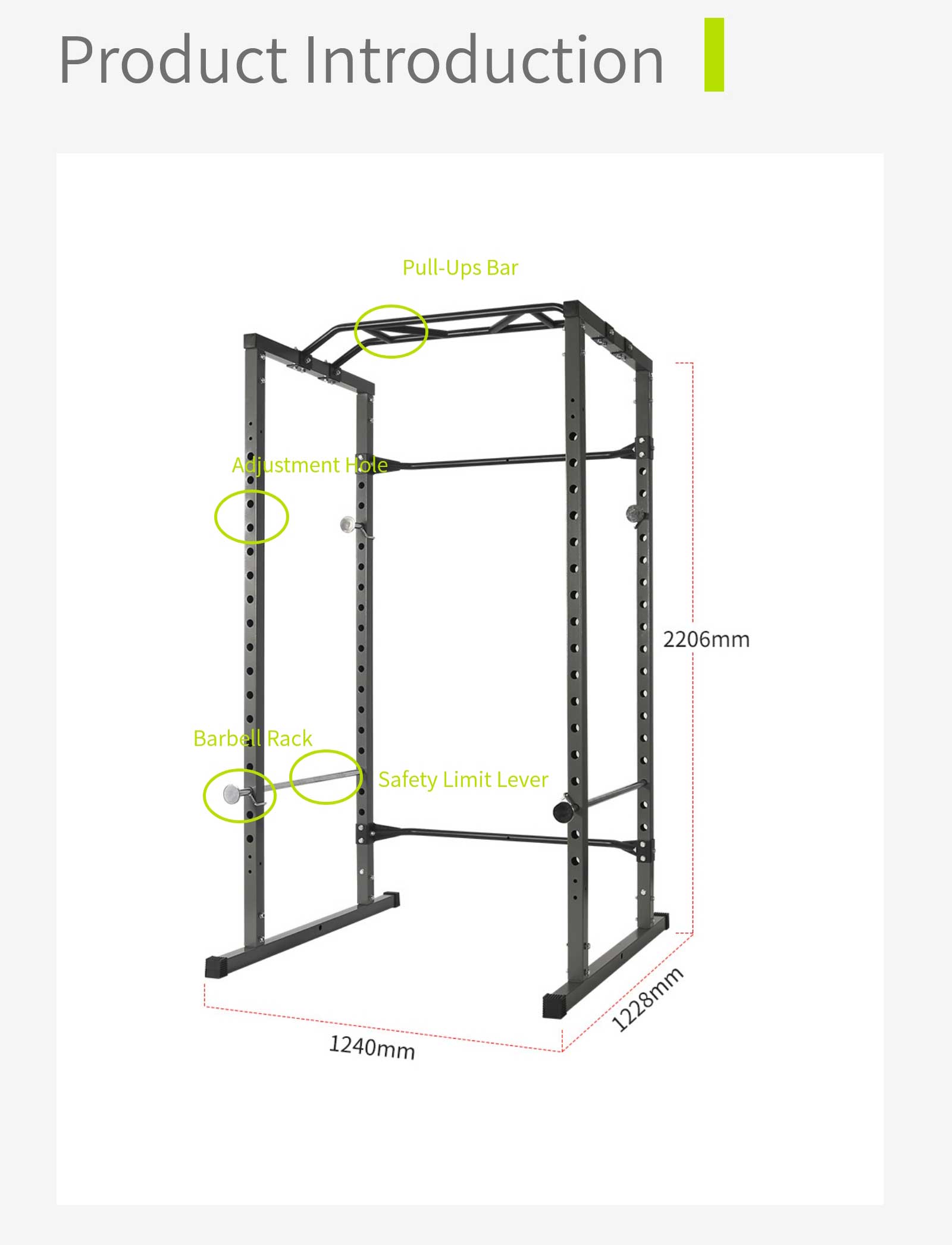 Agachamento rack
