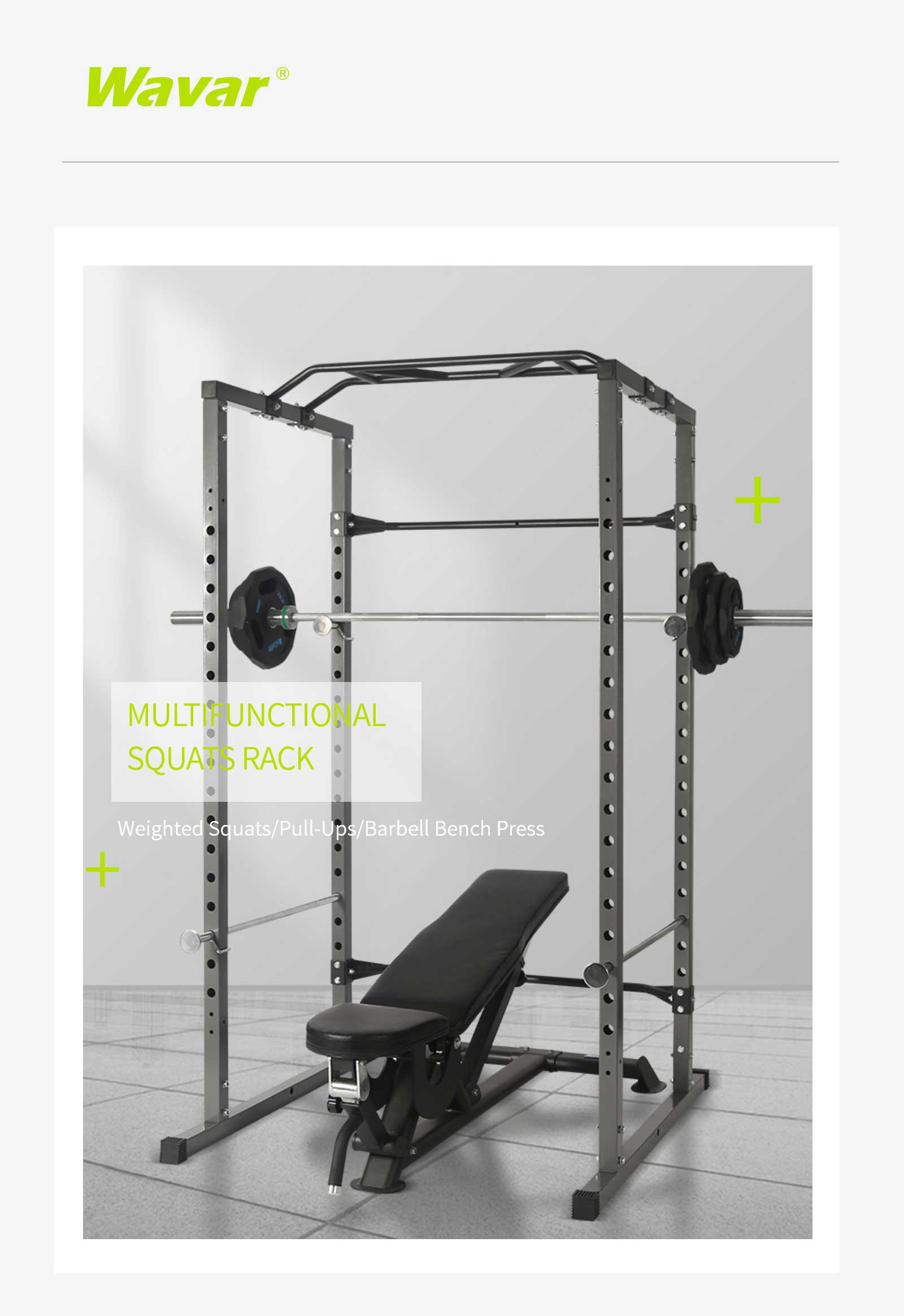Agachamento rack
