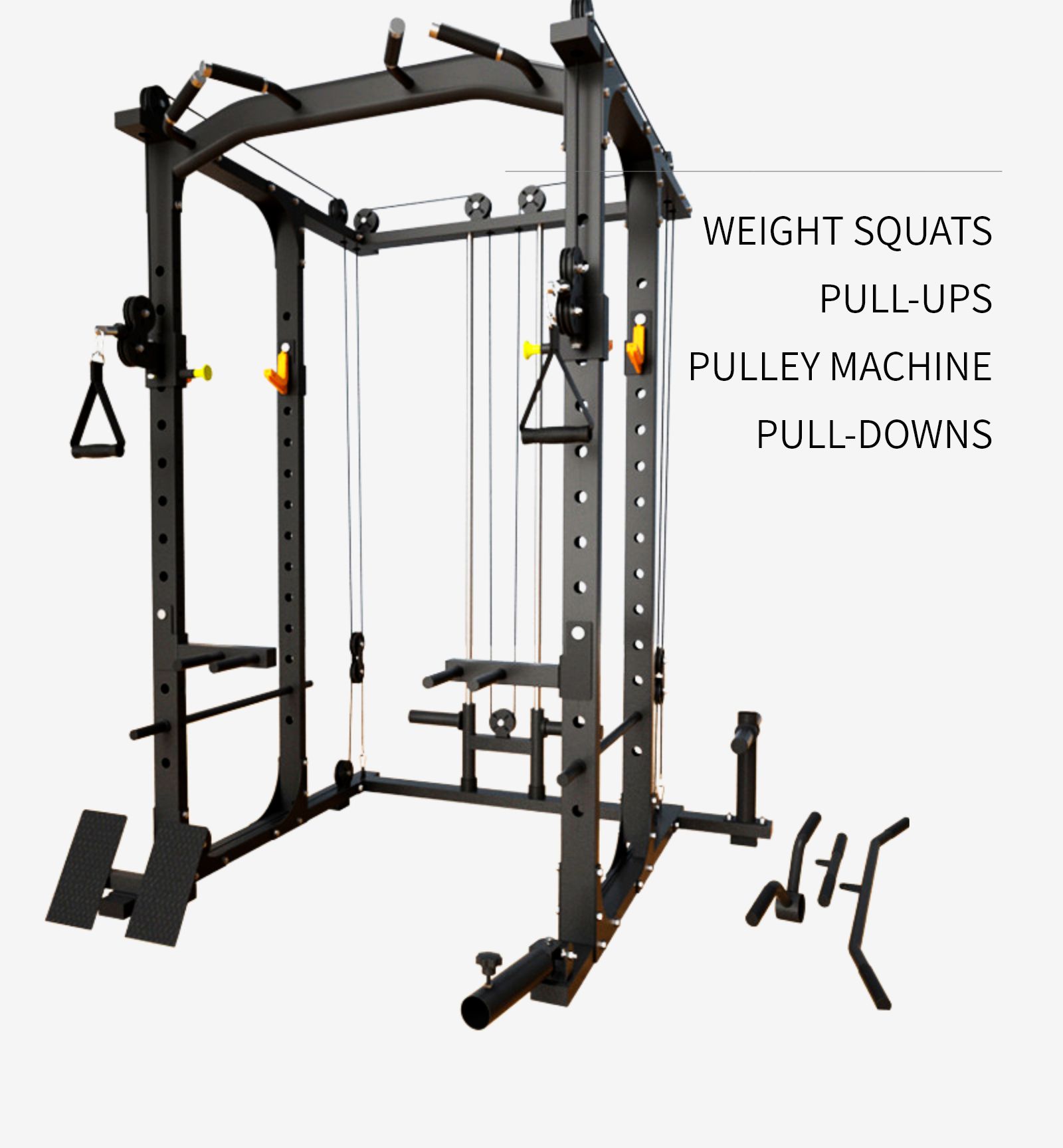 Máquina de polia de quadro multifuncional