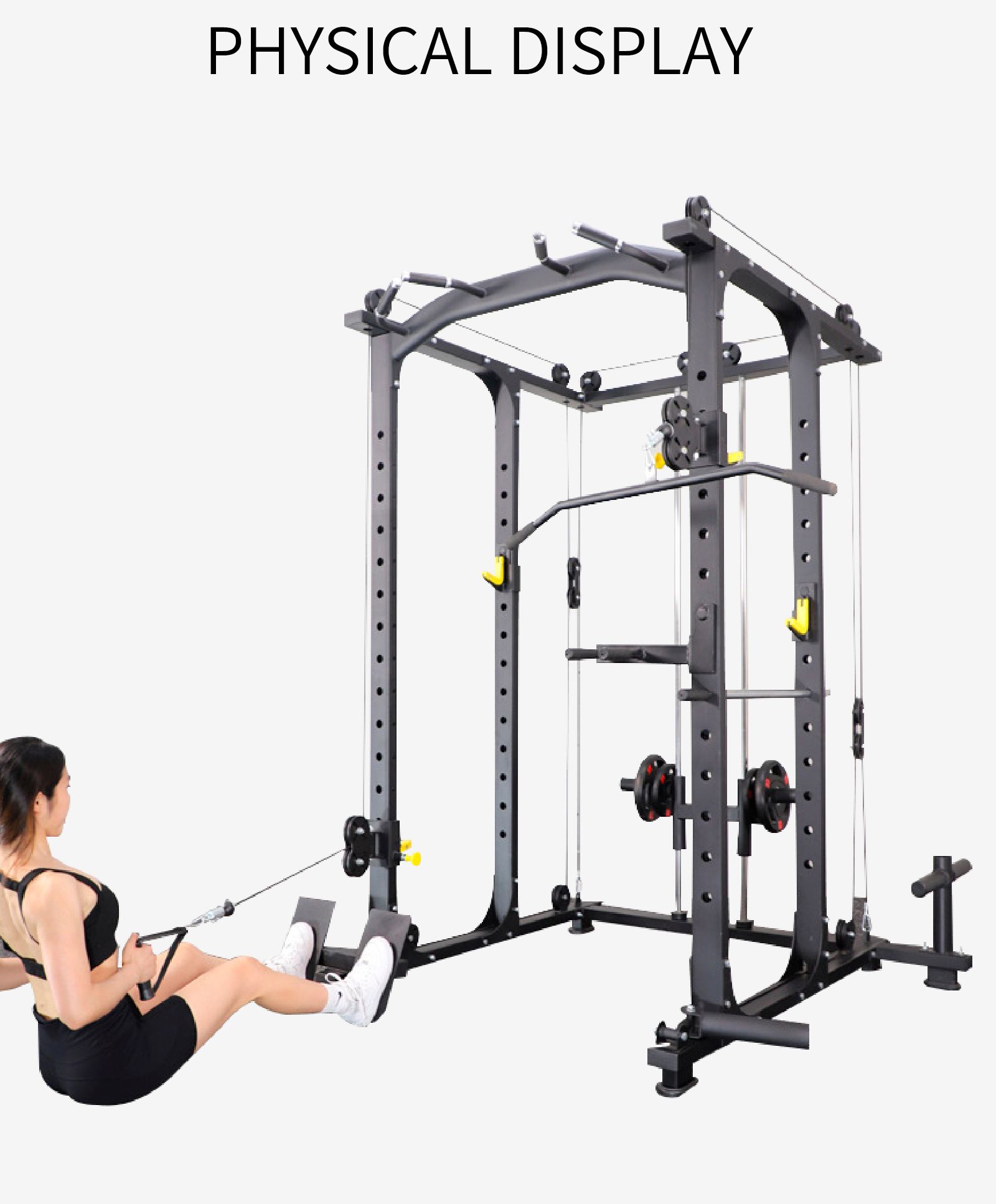 Máquina de polia de quadro multifuncional