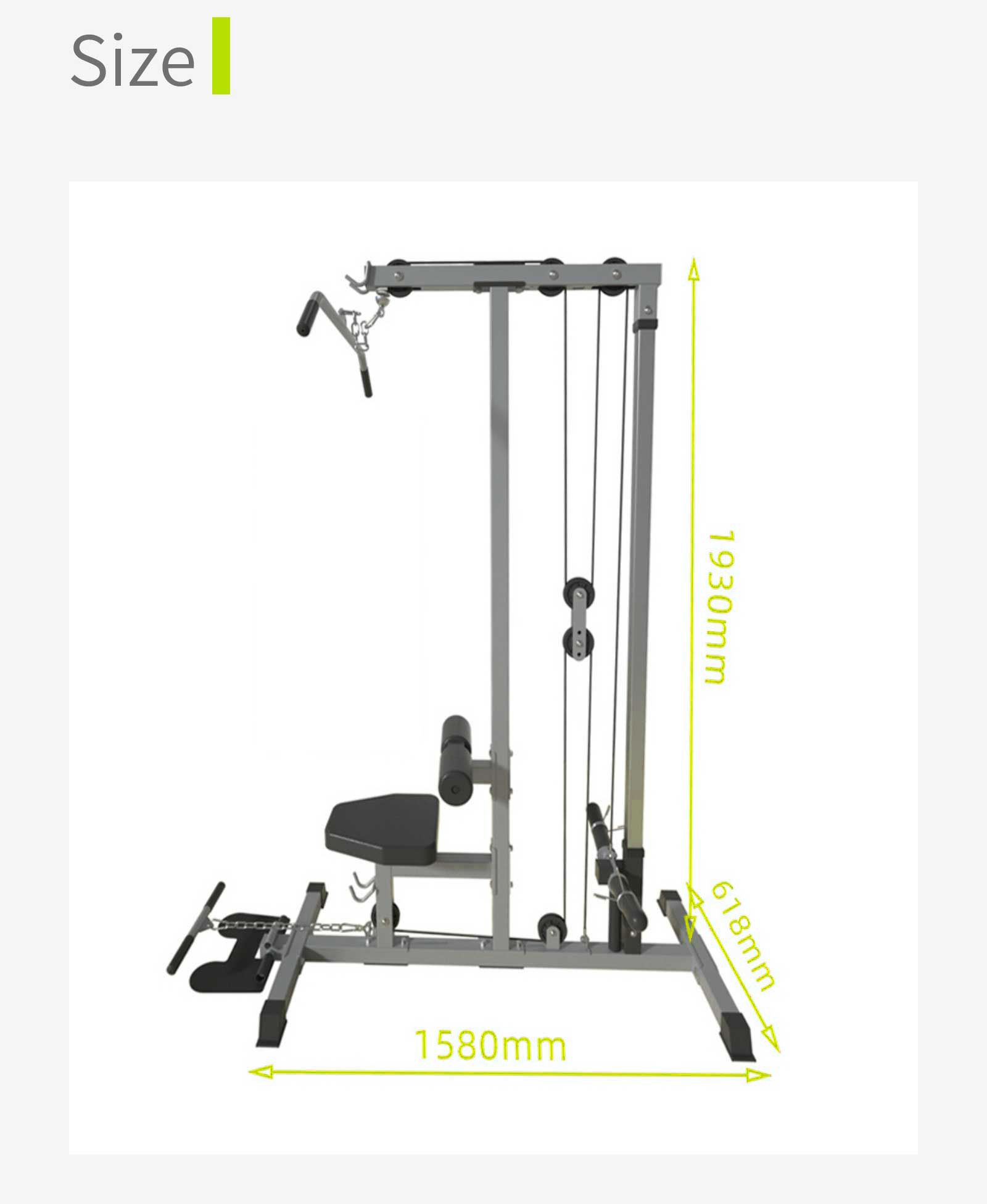 Puxe para casa a máquina de ginástica