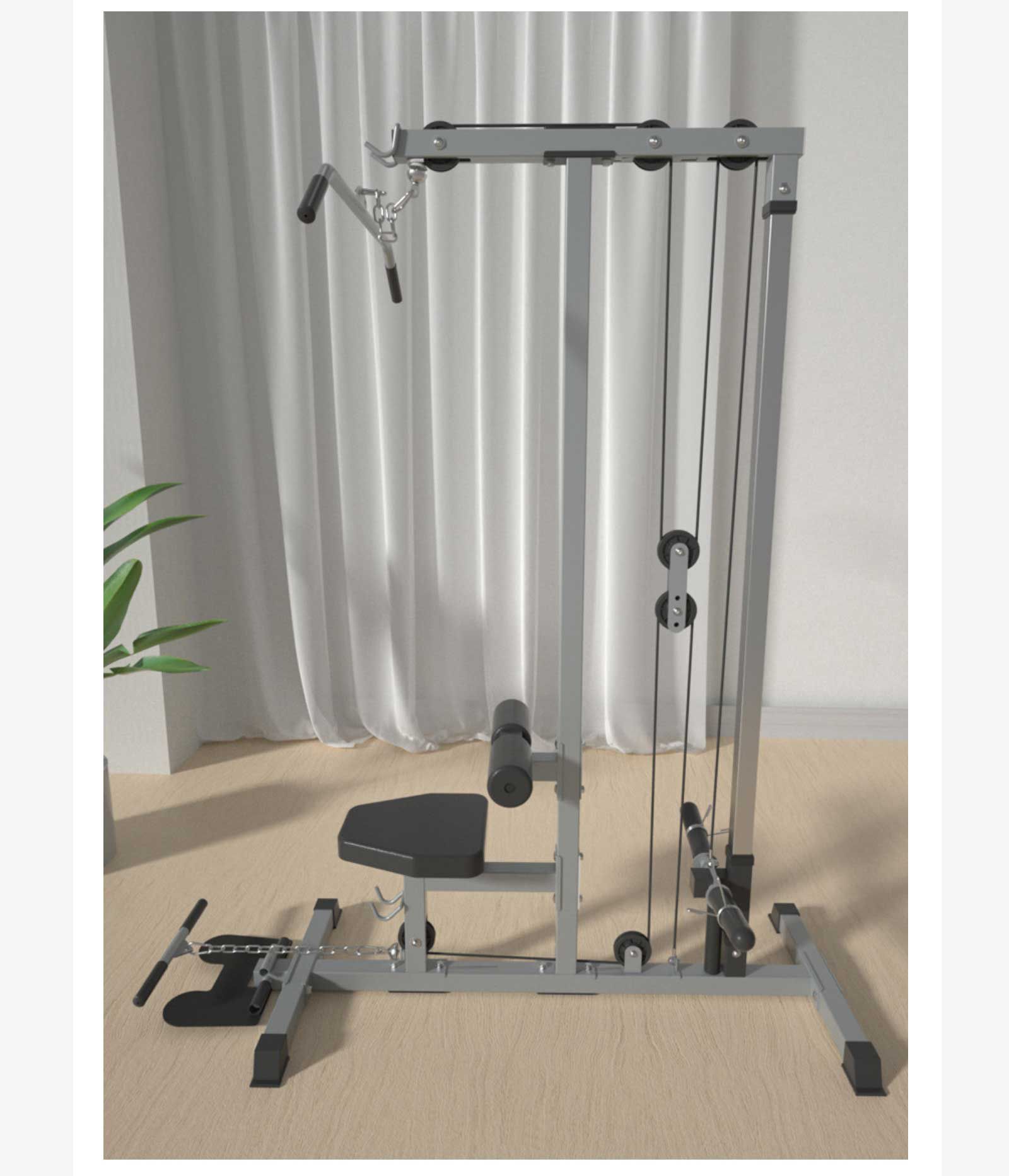 Puxe para casa a máquina de ginástica