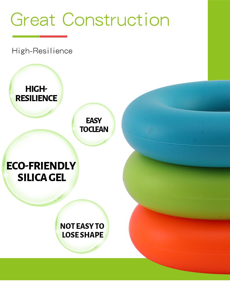 Easy Carry Carry Silicon Rubber Hand Grip Ring Strengher Trainer