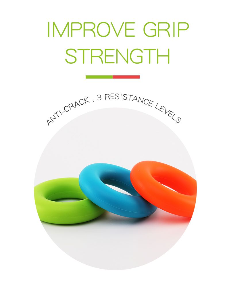 Easy Carry Carry Silicon Rubber Hand Grip Ring Strengher Trainer