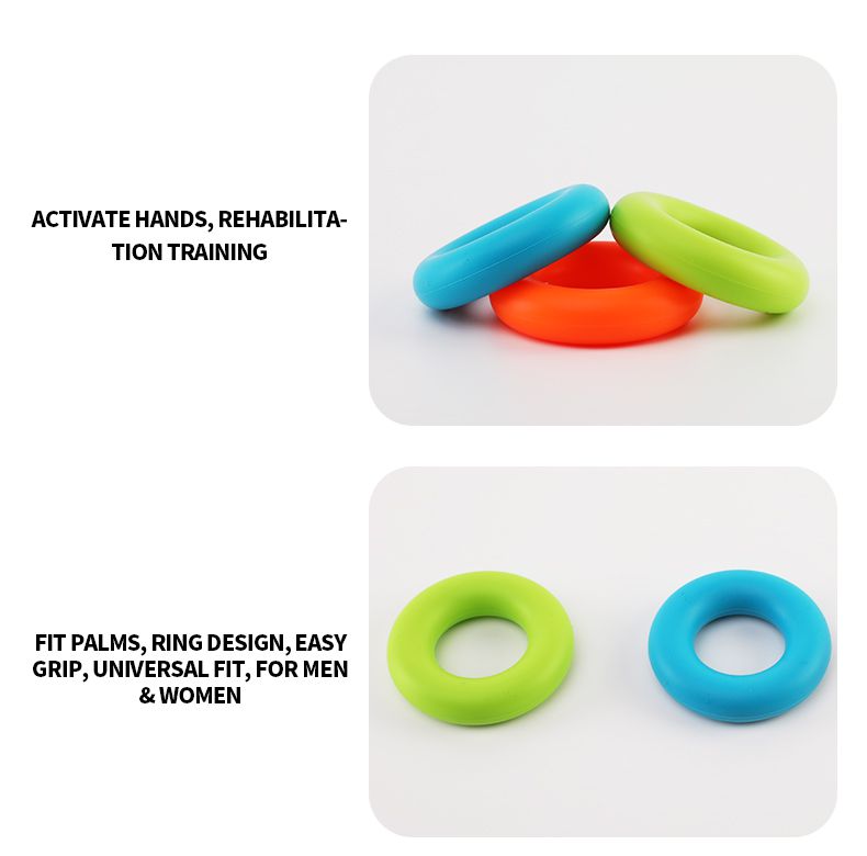 Easy Carry Carry Silicon Rubber Hand Grip Ring Strengher Trainer