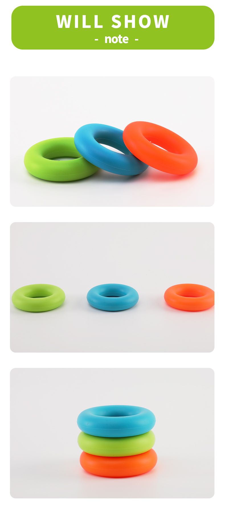 Easy Carry Carry Silicon Rubber Hand Grip Ring Strengher Trainer