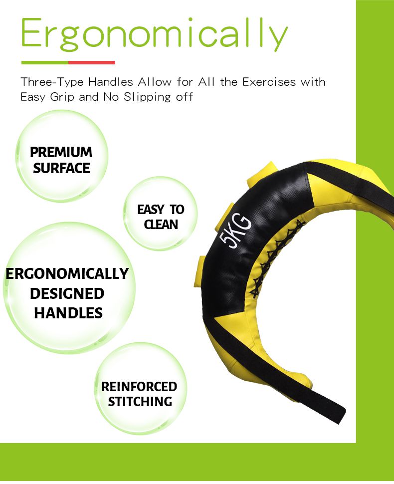 Treinamento de força PVC/PU Couro Power Bag
