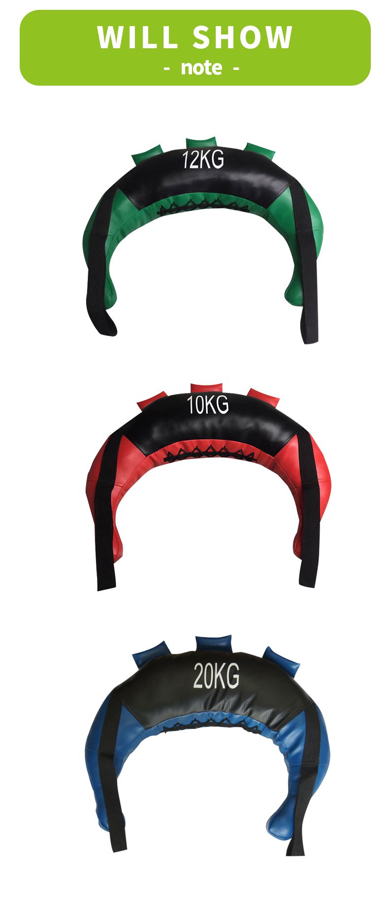 Treinamento de força PVC/PU Couro Power Bag