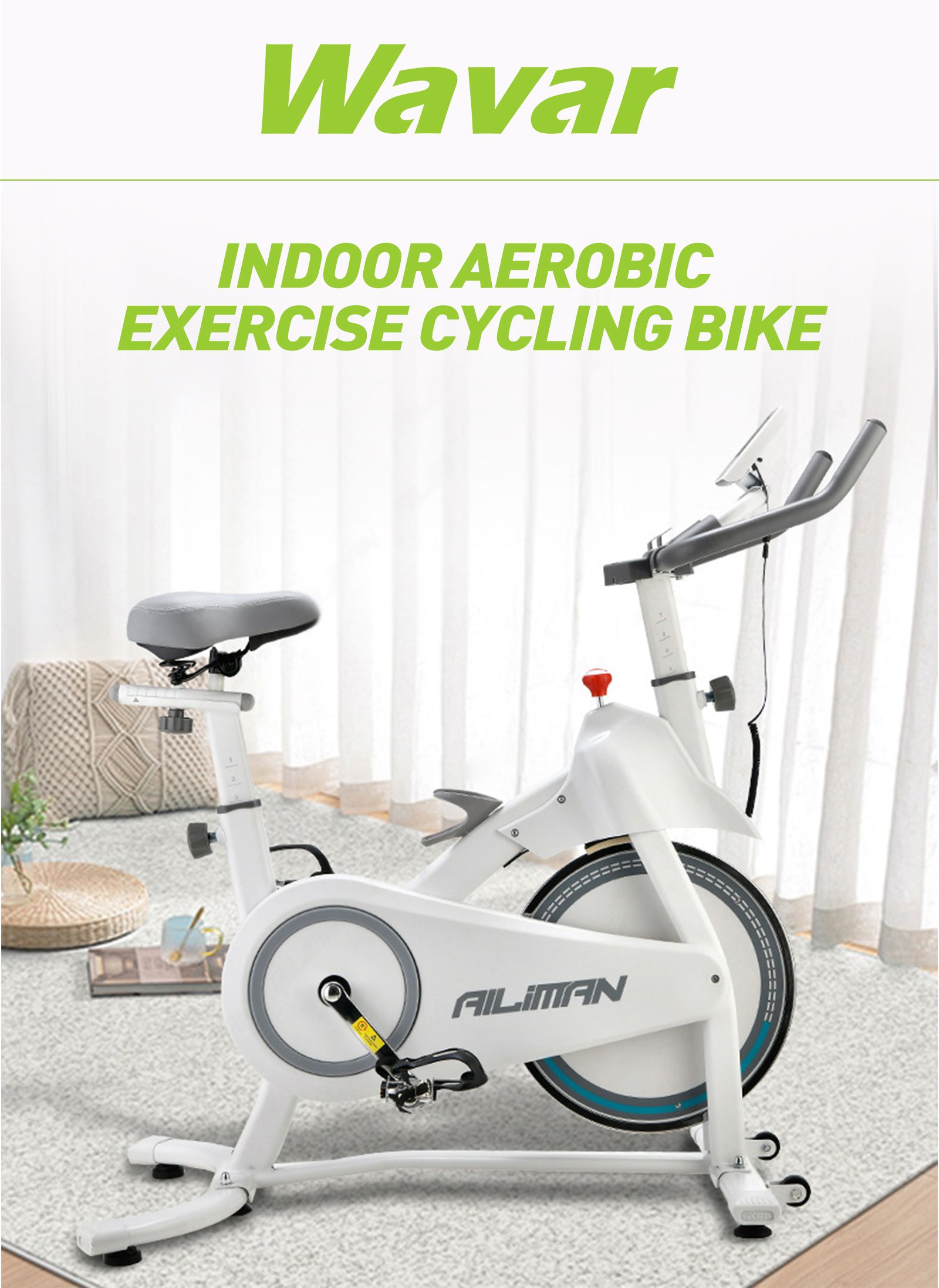 Bicicleta de ciclismo de exercício aeróbico interno