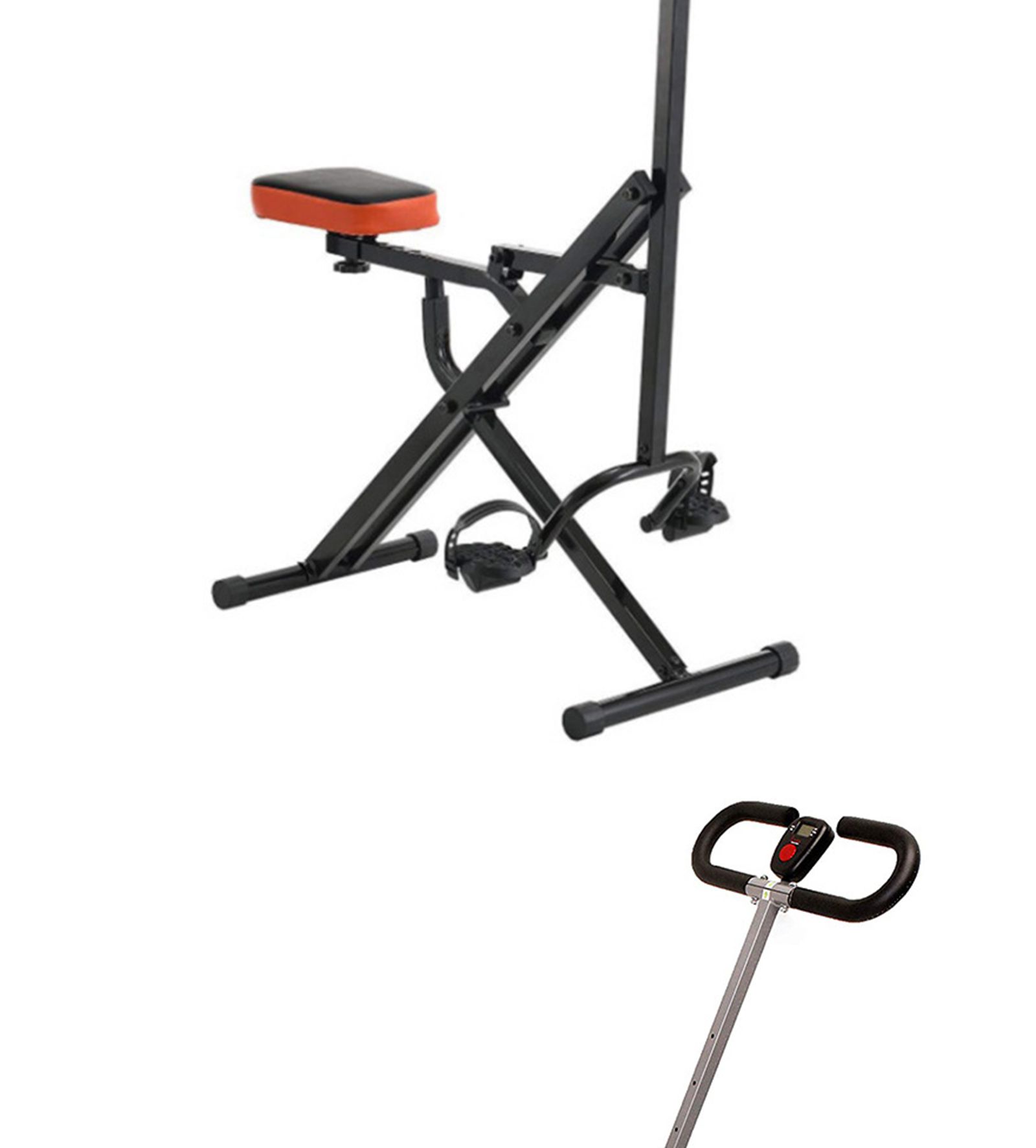 Máquina de passeio com remadores de agachamento