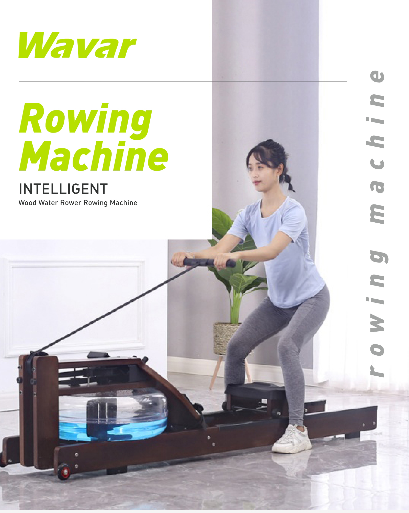 Máquina de remo de água
