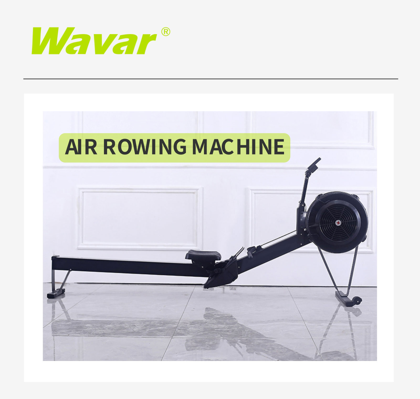Máquina de remo de ar