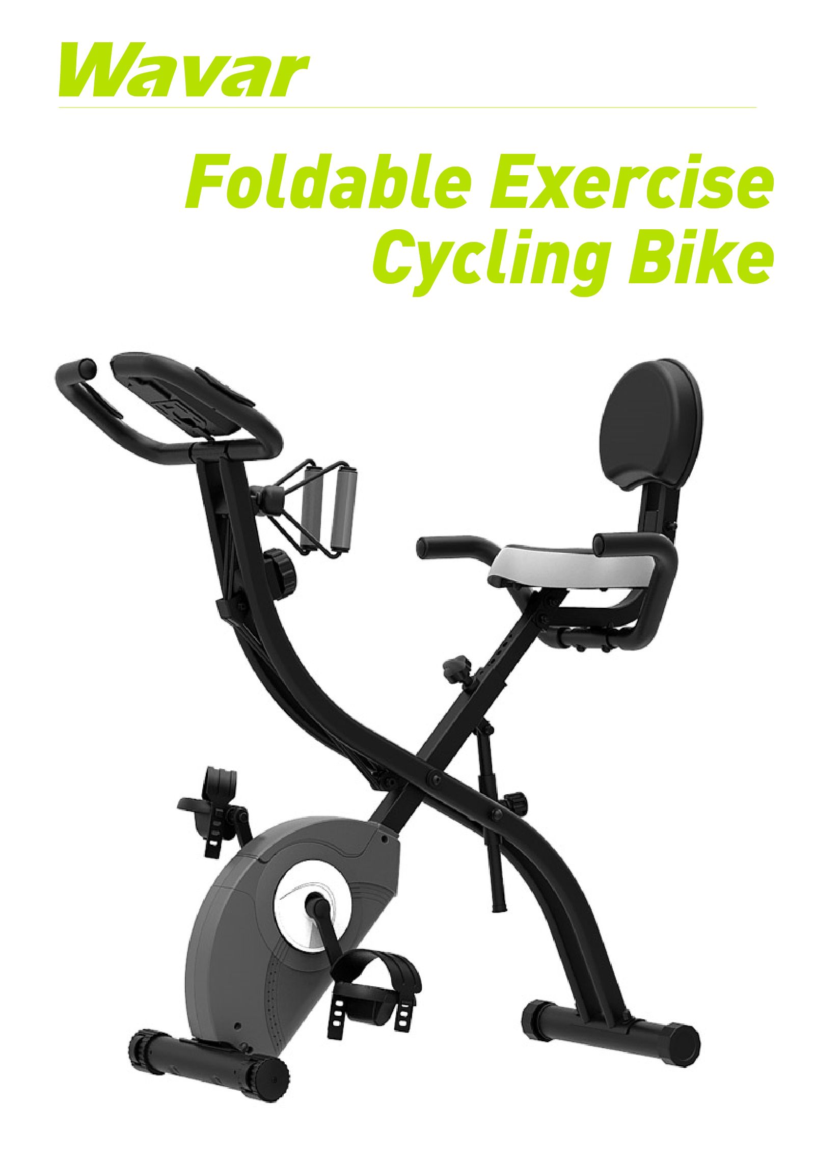 Bicicleta de exercício dobrável