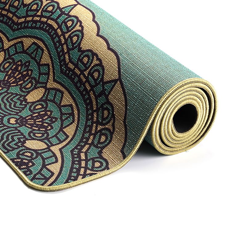 Juta não deslizante de borracha natural de borracha de yoga