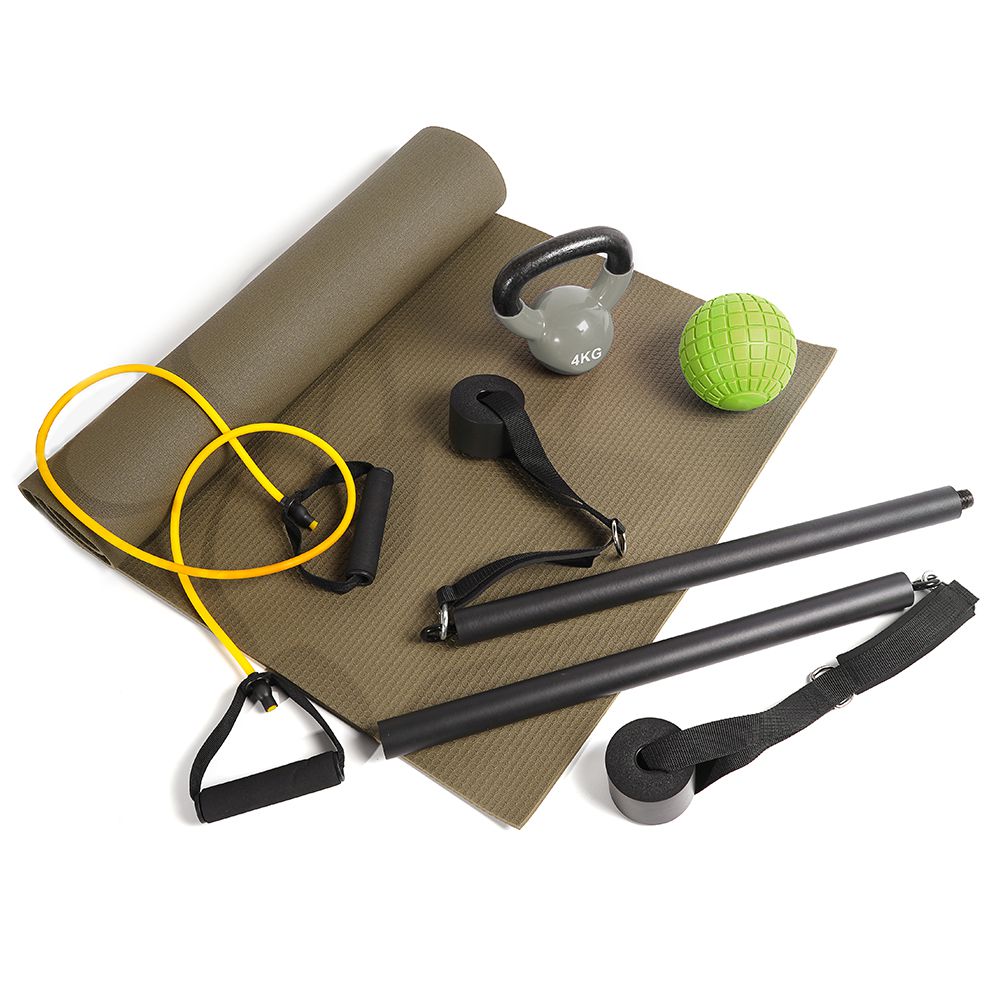 Conjunto de treinamento para alongamento de ioga