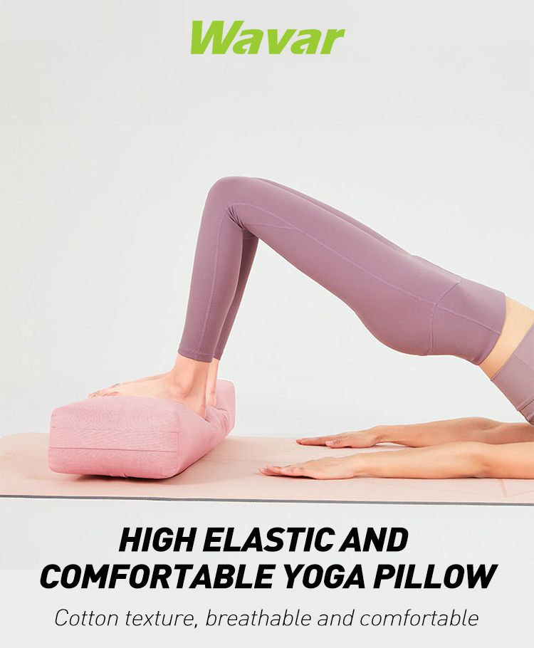Bolster travesseiro Premium Meditation Bolsters de suporte retangular de suporte