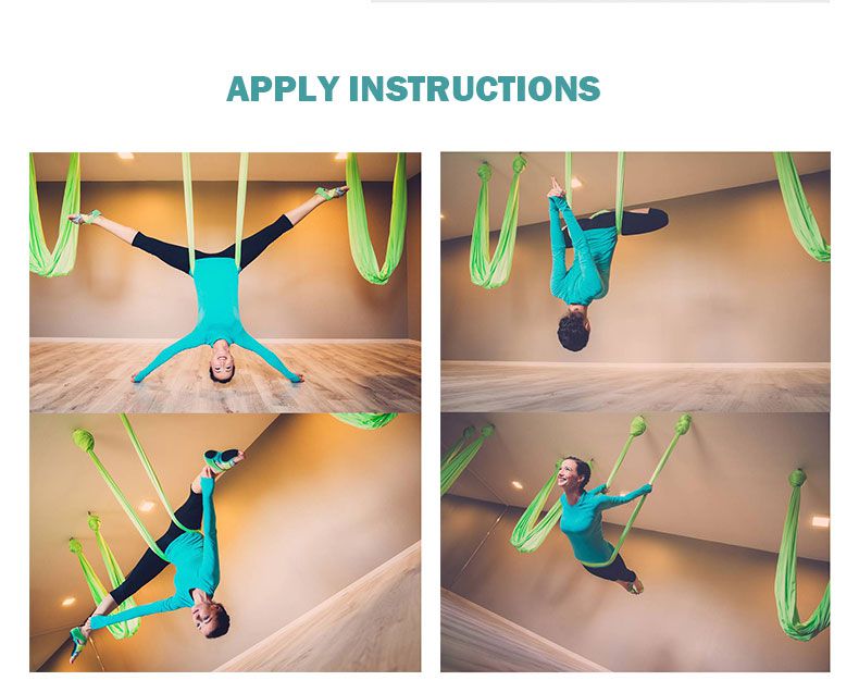 18 Cores Nova qualidade Yoga Hammock Aerial Yoga Swing Set