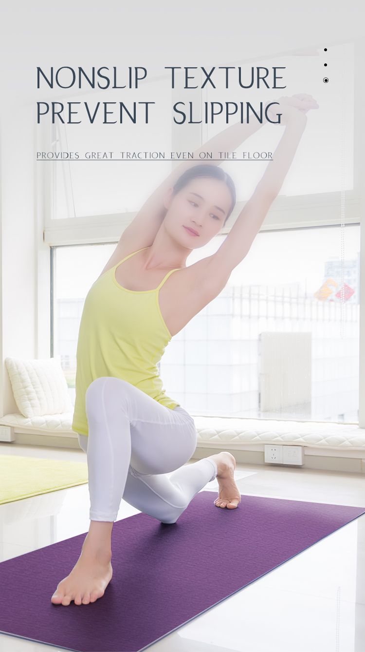 TPE Yoga Mat de duas camadas