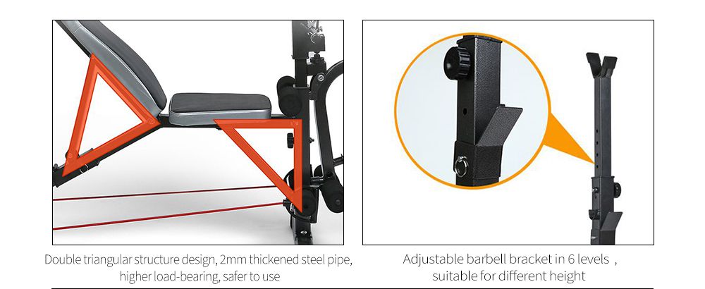 Barbell Bar Press Rack Sente -se