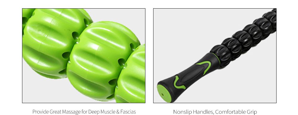 Massagem adere com 9 rolos musculares