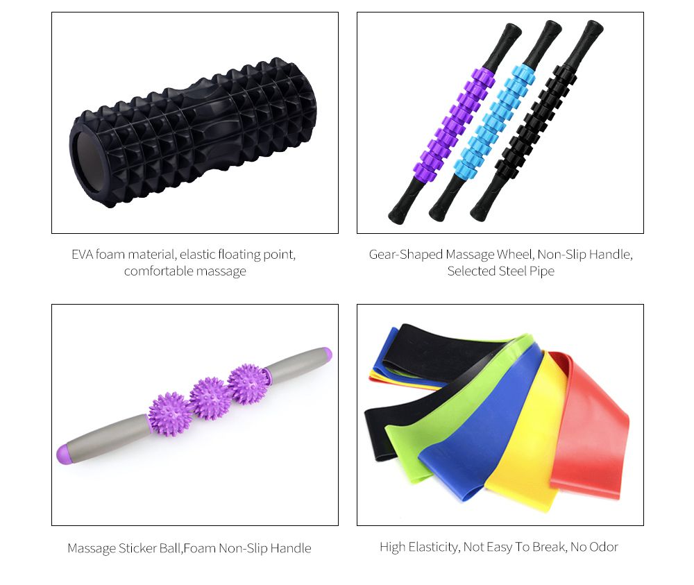 Conjunto de equipamentos de massagem