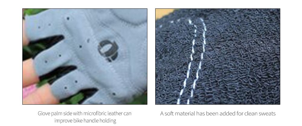 Bicicleta ao ar livre Half -Rounding Glove
