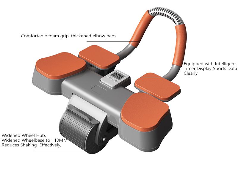Rollo de rebote automático de suporte do cotovelo
