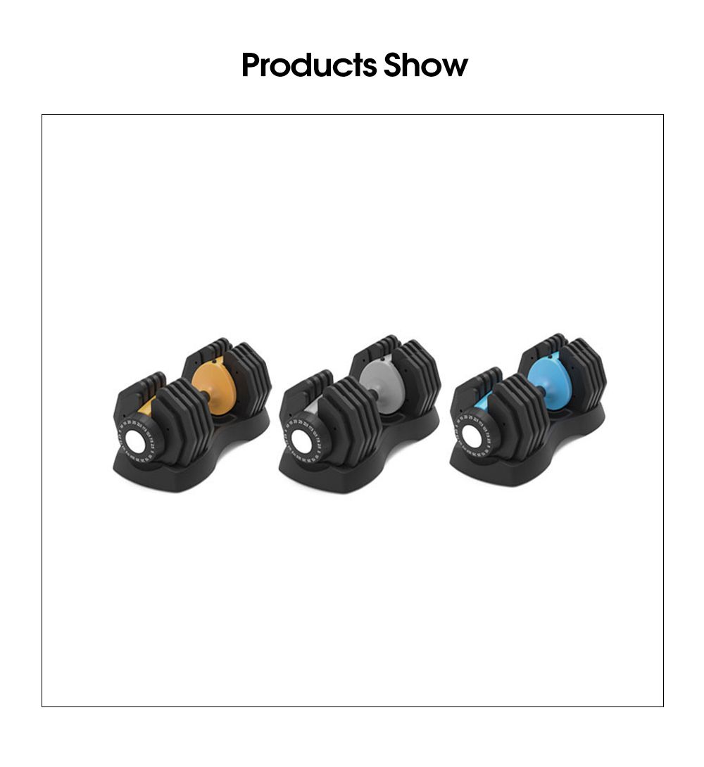 Dumbbell de Dumbbell Ajustável Dumbbell destacável em casa