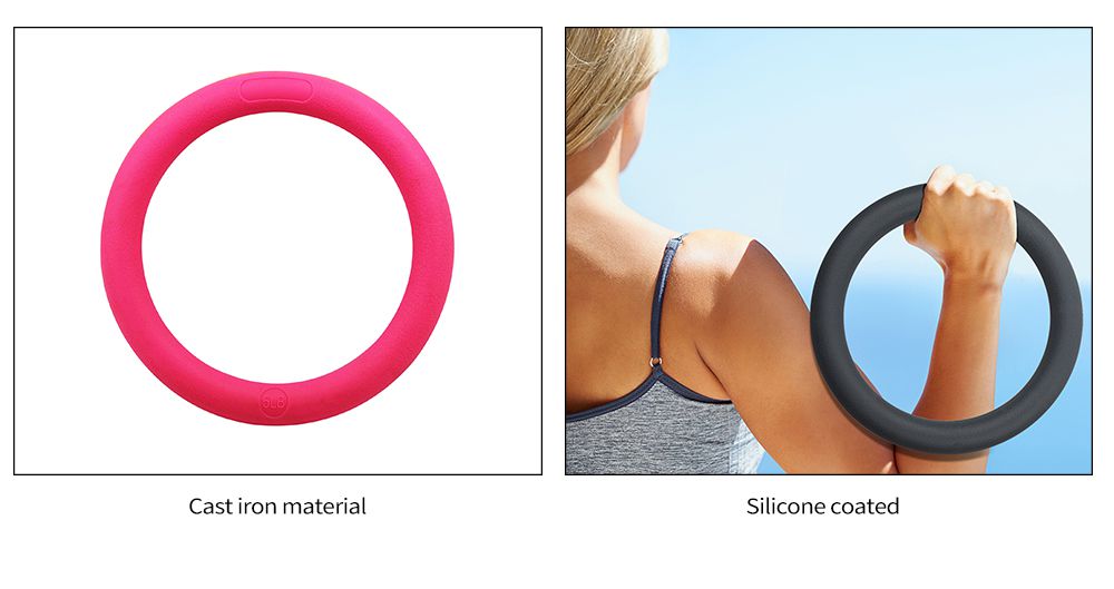 Halteres redondos de silicone