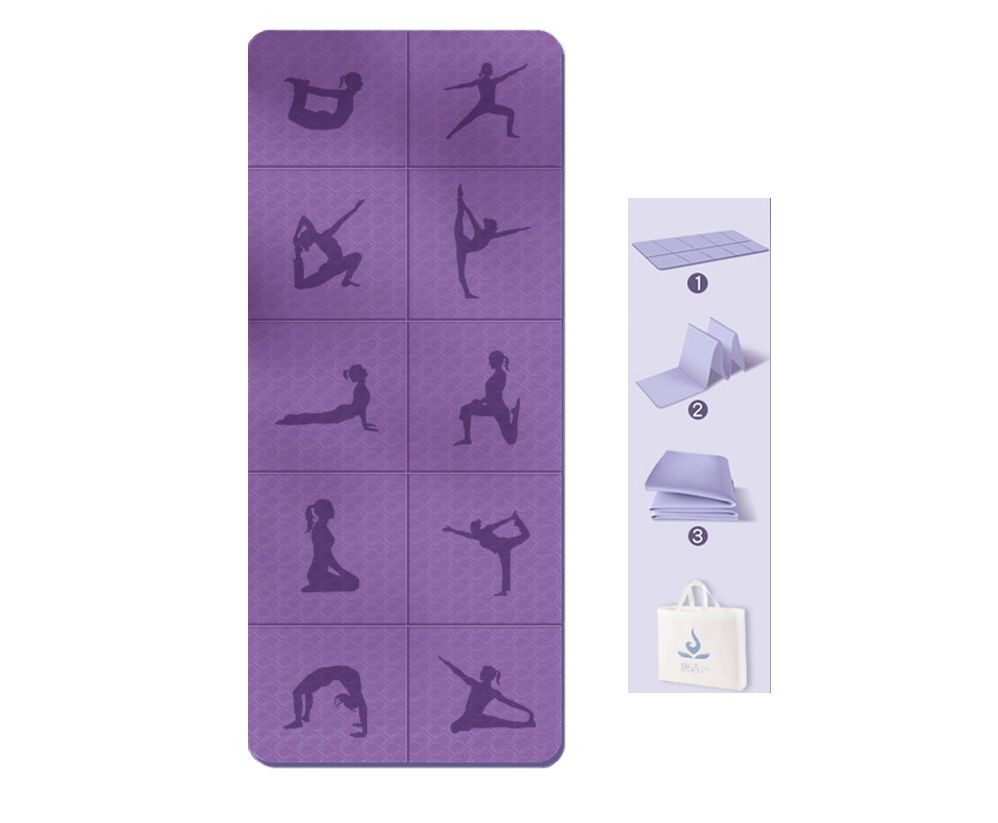 Tpe tat de yoga dobrável