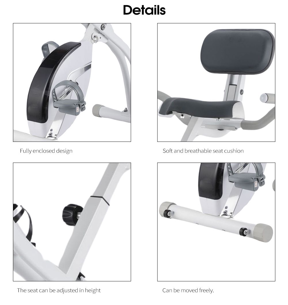 Bicicleta de exercício dobrável