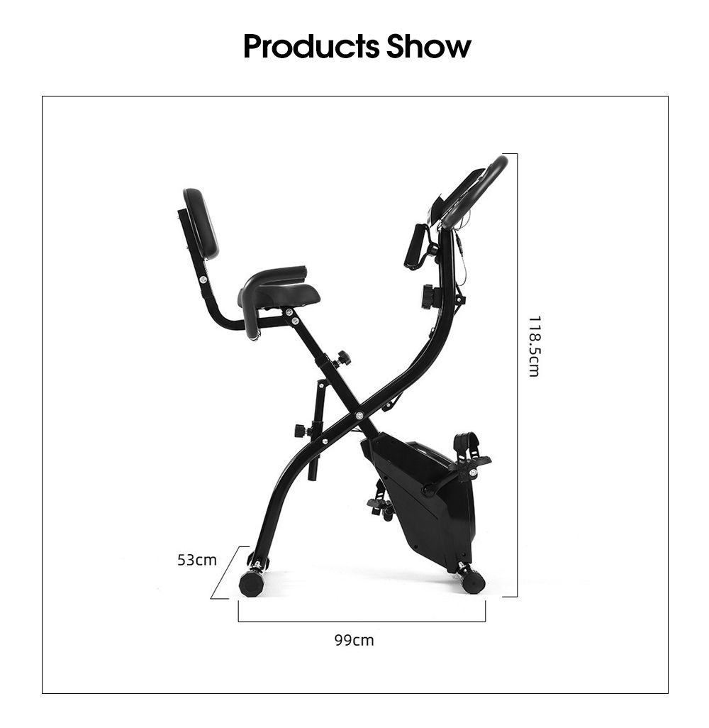 Bicicleta de exercício dobrável para cardio