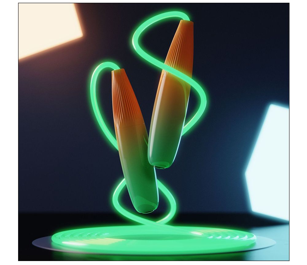 Corda de salto iluminado