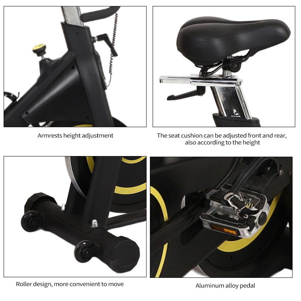 Bicicleta estática avançada para fitness agradável