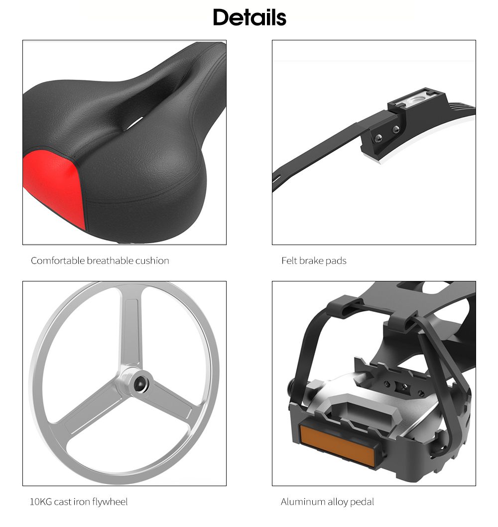 Bicicleta de exercício de ciclismo interior